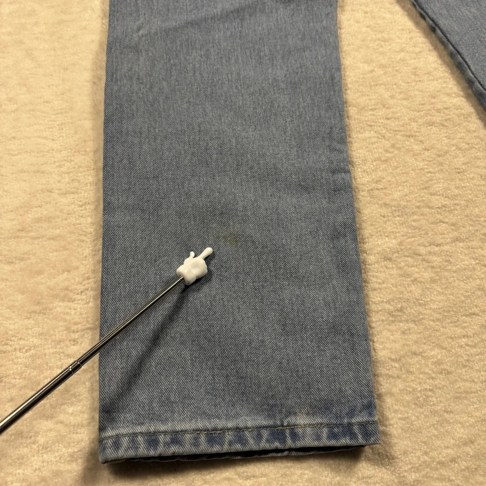 Wrangler Rugged Wear Mens Light Wash Straight Leg Denim Jeans Size 32 x 30‎